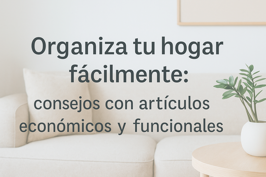 5 formas sencillas de mantener tu hogar organizado sin gastar de más